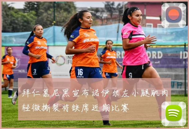 拜仁慕尼黑宣布诺伊尔左小腿肌肉轻微撕裂将缺席近期比赛